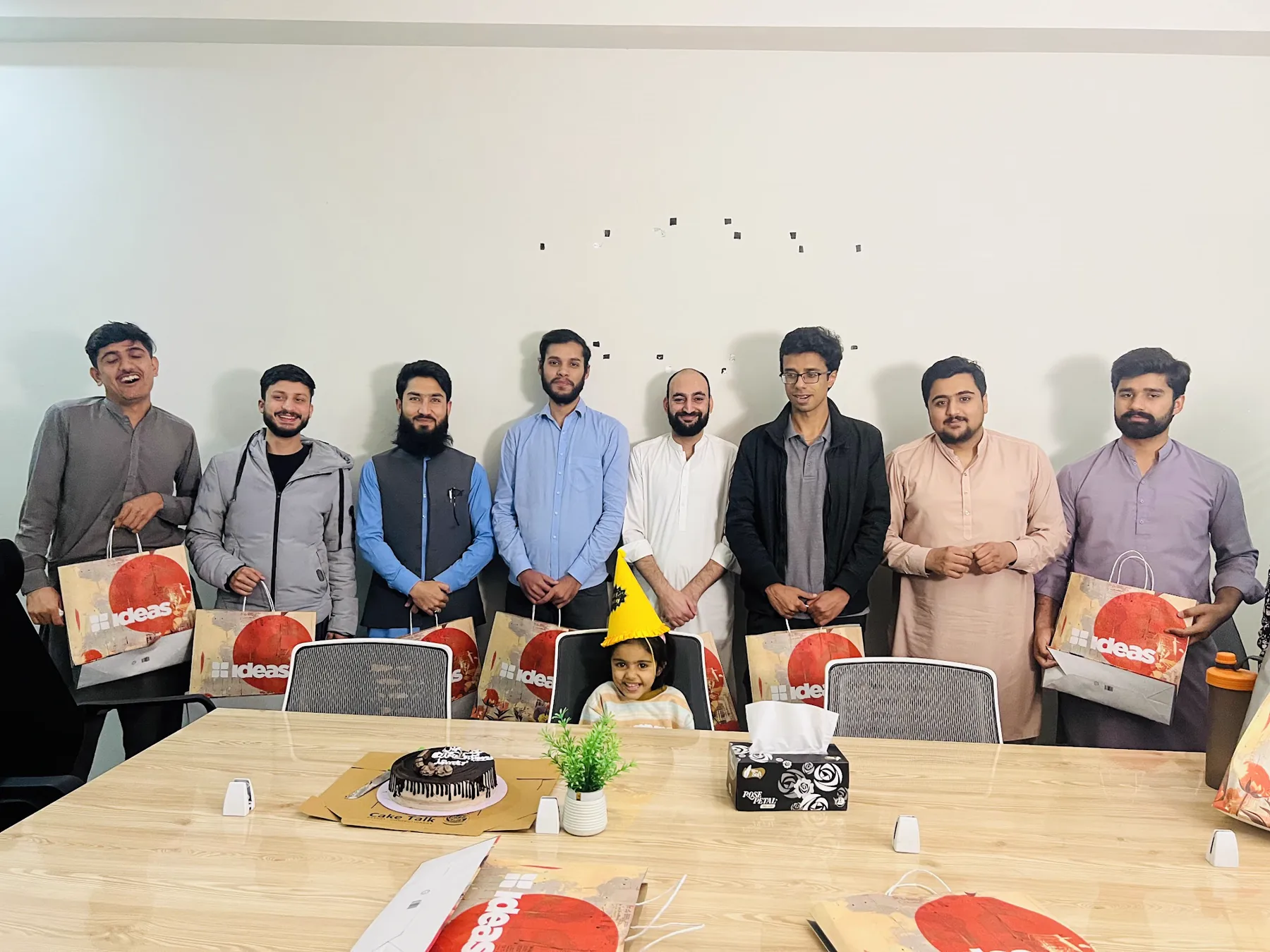 AI Data House team together in the Islamabad office